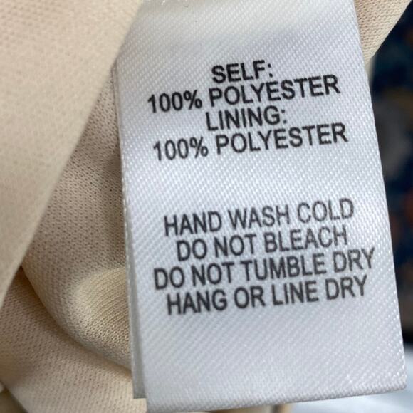 Lulus Show Stopper Midi Dress Floral Embroidered Beaded Bodycon Pencil Cream XS - Picture 8 of 9